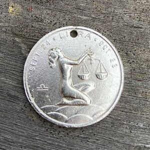 LIBRA ♎️ coin pendant